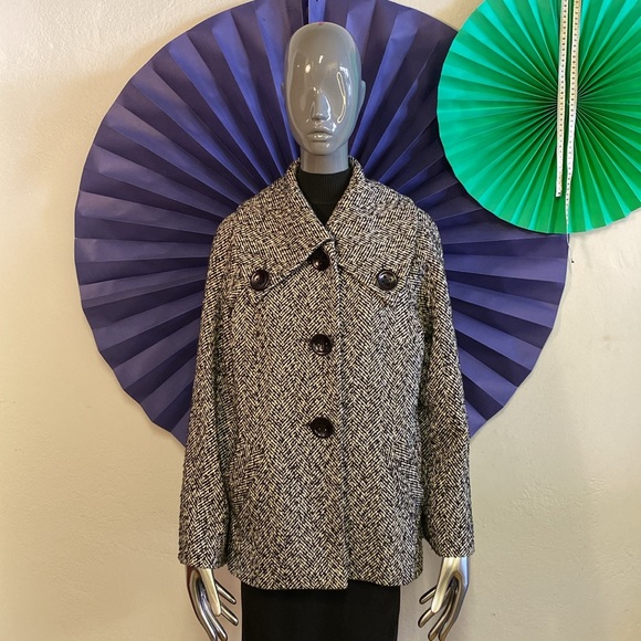 Periphery Tweed Coat, 4 - Picture 2 of 7